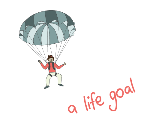 Take a step towards a life goal